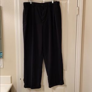 Men’s black slacks